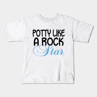 Potty Like A Rock Star. Kids T-Shirt